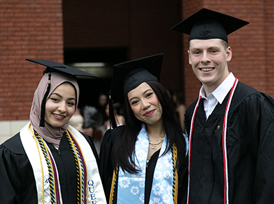 Students at Commencement