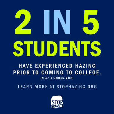 2 in 5 Students have experienced hazing