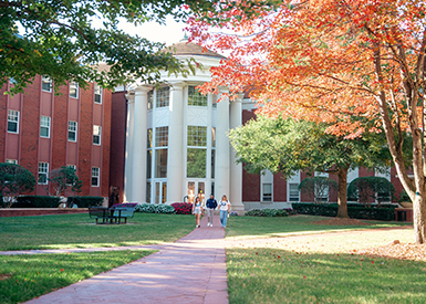 Sykes Learning Center and Academic Quad