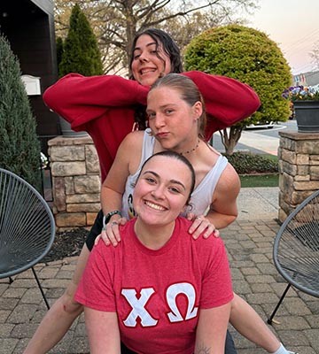 Sorority sisters having fun