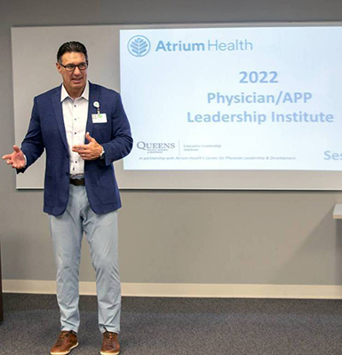 Dr. Scott Rissmiller speaking