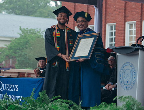 Ryan Byrd & President Lugo