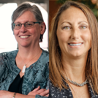 Sarah Fatherly and Jen Platania