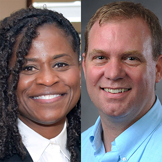 Kenitra Horsley and Brad Moore