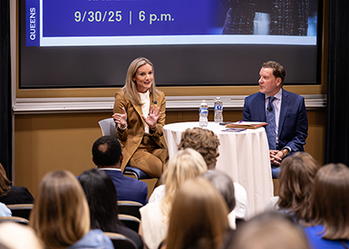 Kristi Coleman speaking at Leaders in Action lecture